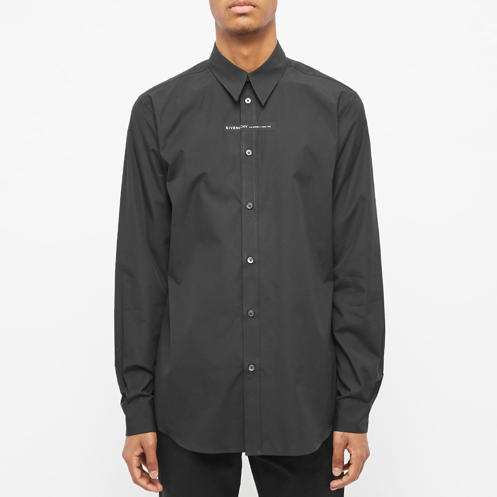 Givenchy Taped Logo Poplin Shirt - 4