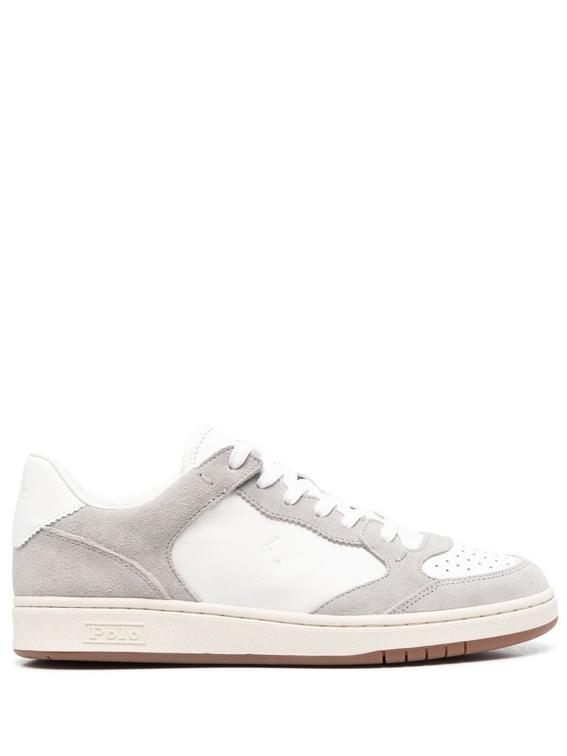 Court leather-suede sneakers 1