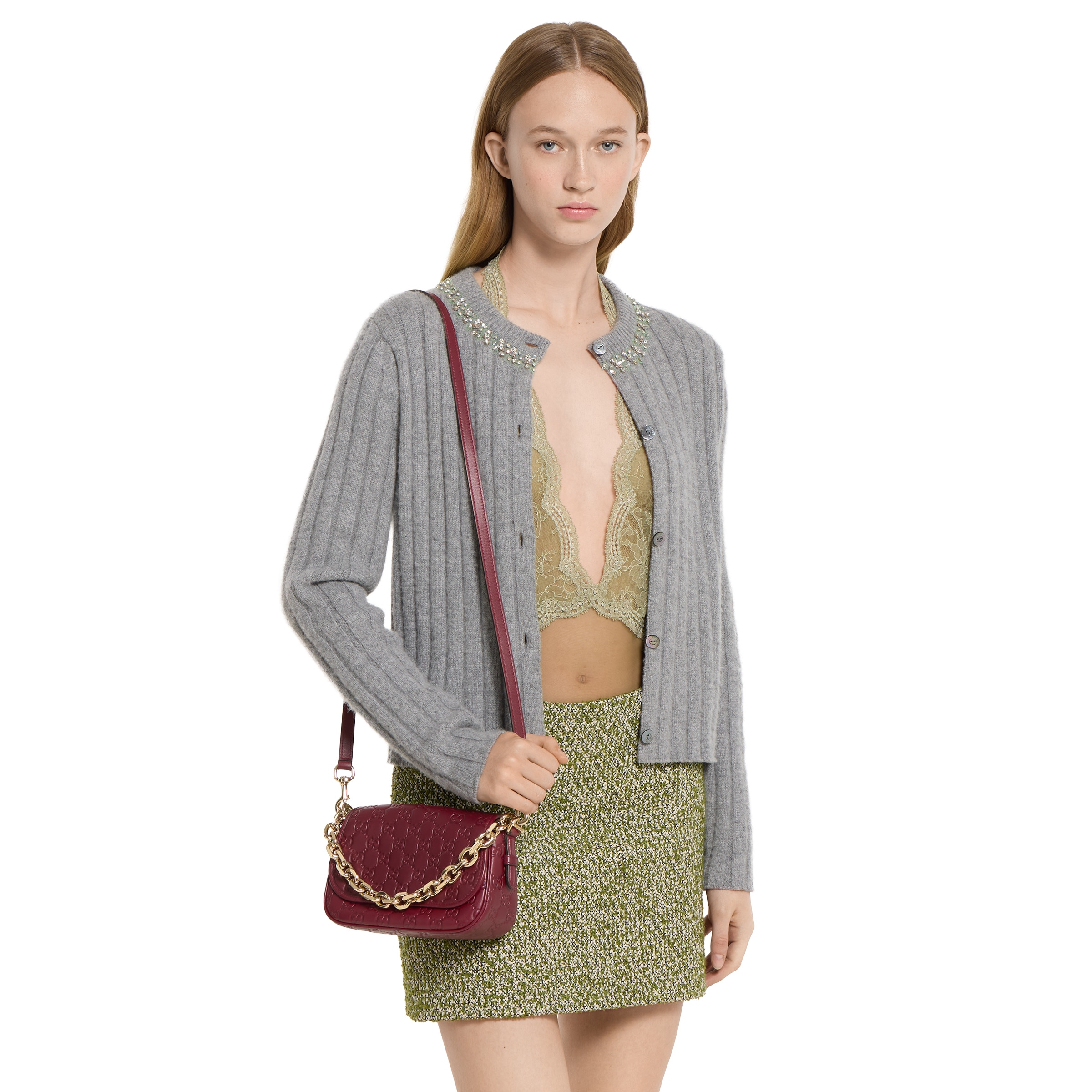 GG Emblem small shoulder bag - 4