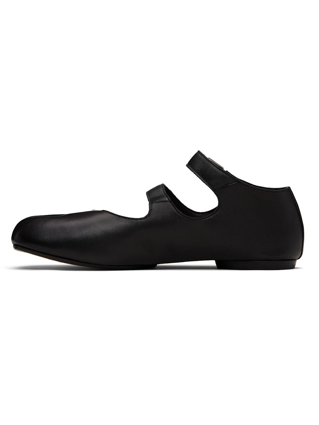 Black Tabi Ballerina Flats - 3