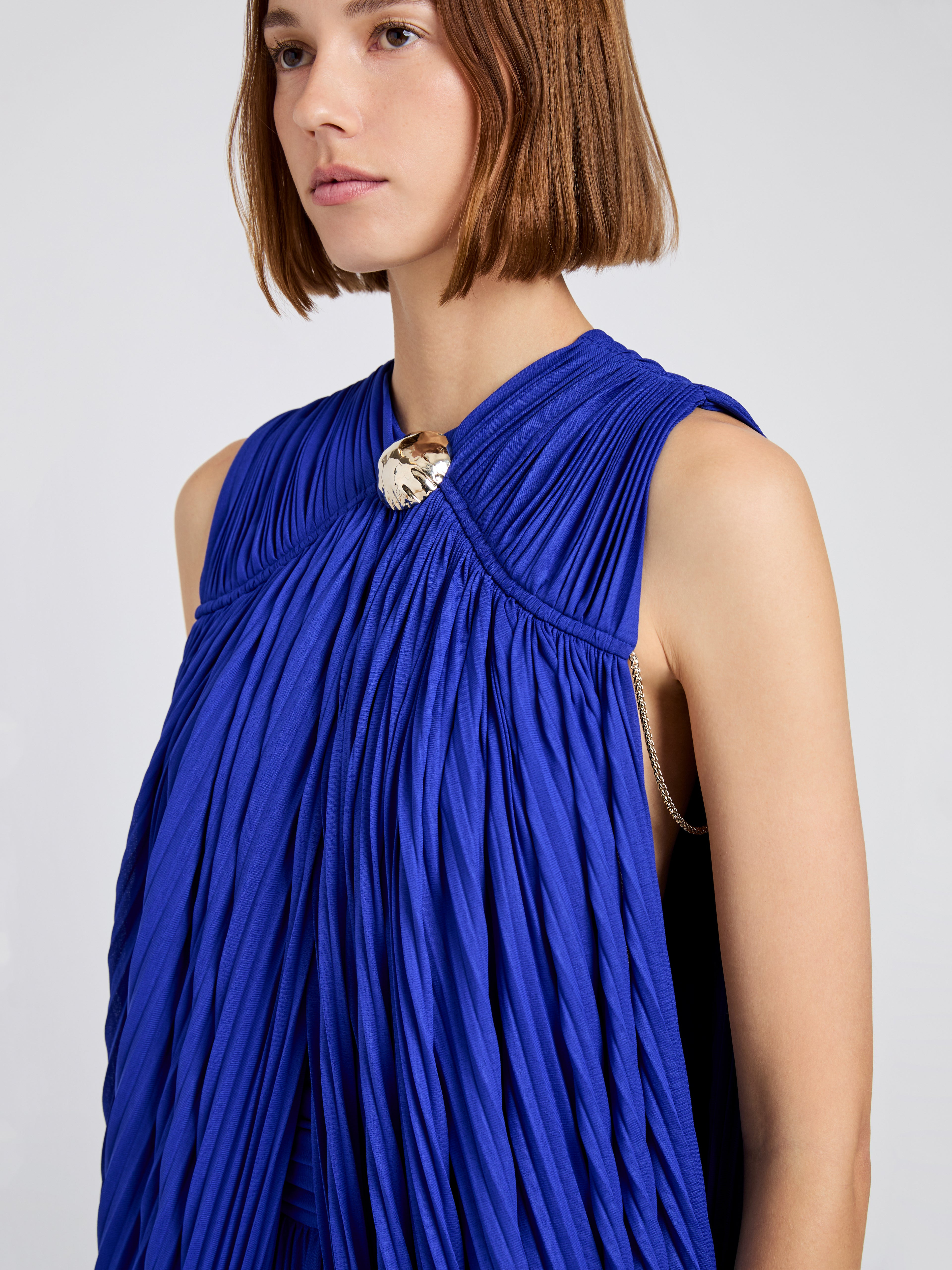 Bari Dress in Gauzy Jersey - 5