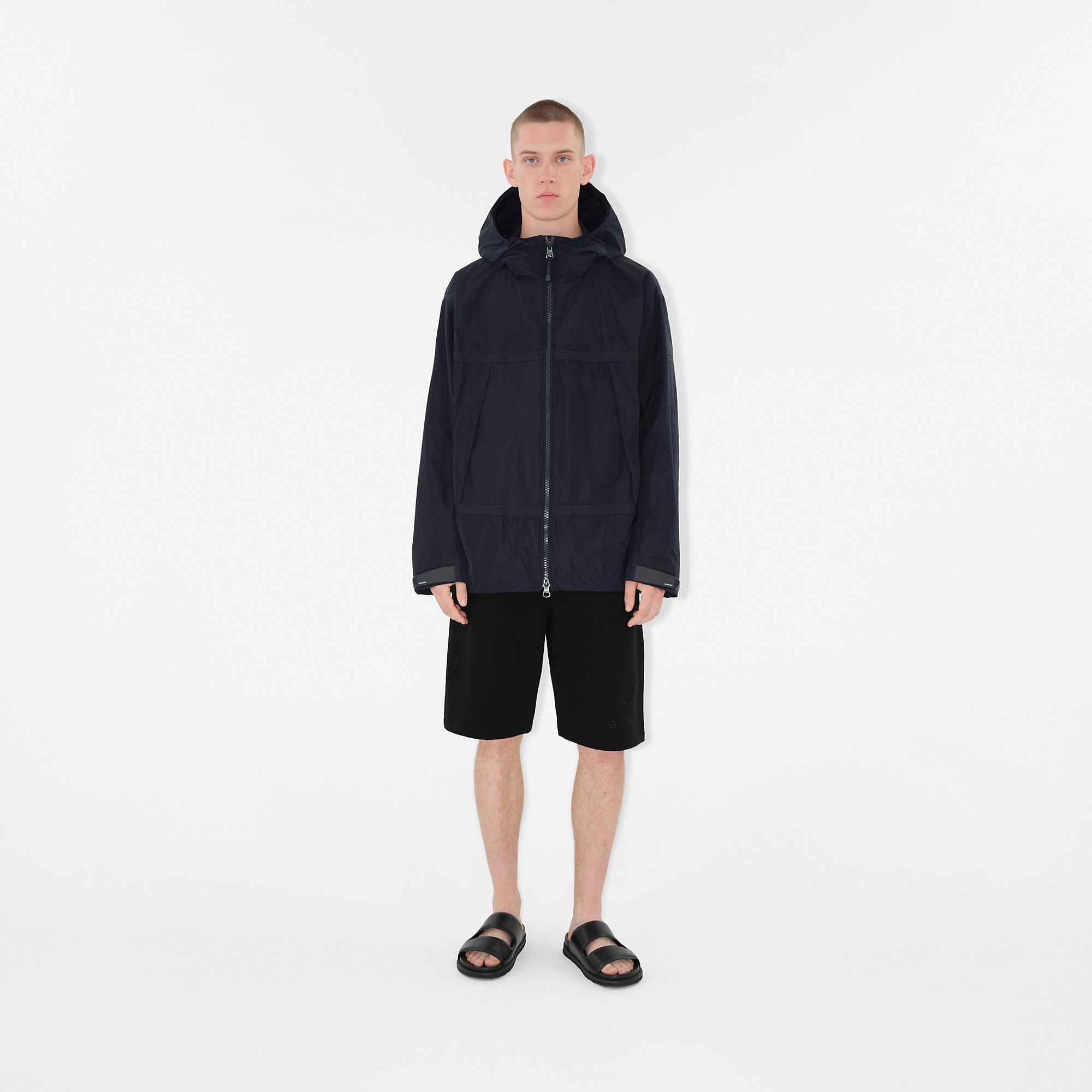 Logo Appliqué Lightweight Hooded Jacket - 2