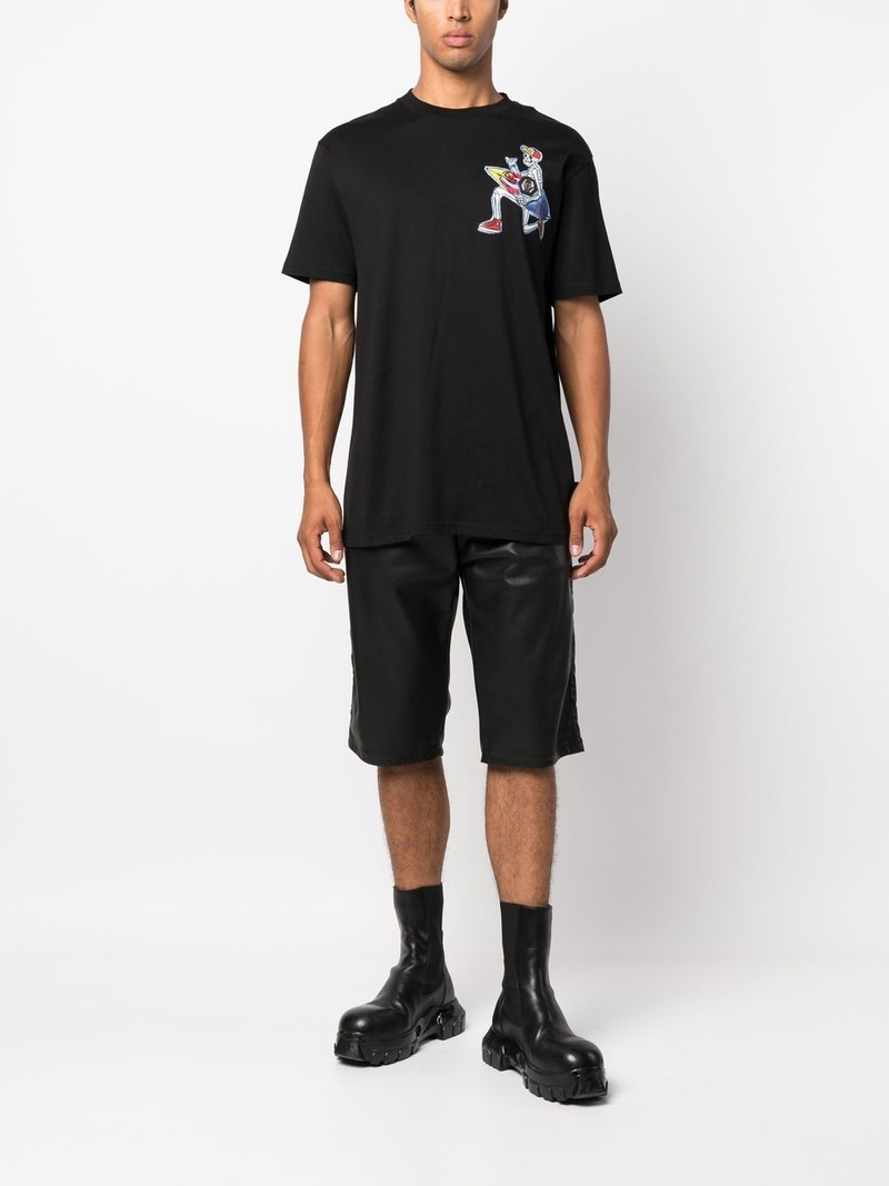 PHILIPP PLEIN Hawaii graphic-print cotton T-shirt outlook