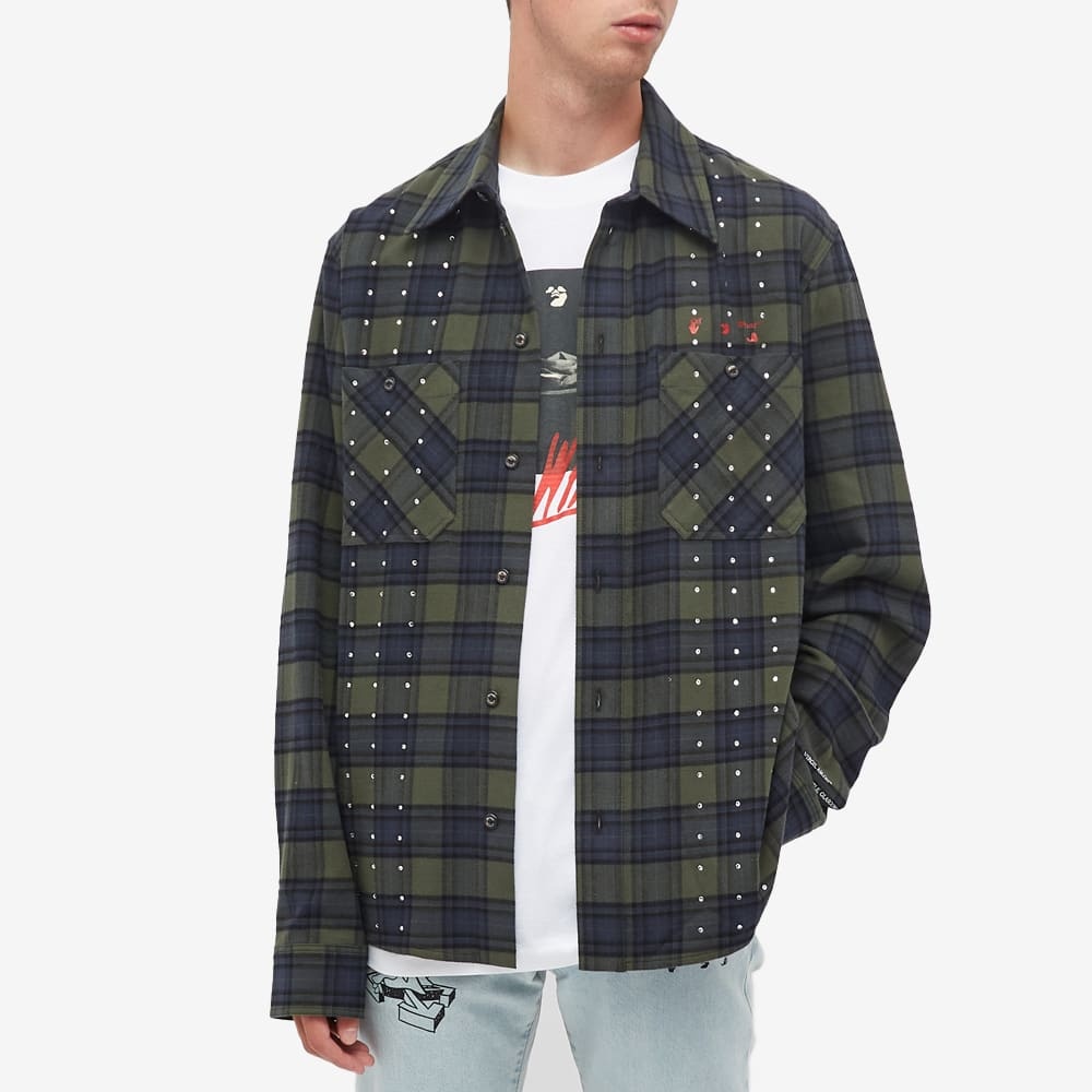 END. x Off-White Till The End Flannel Shirt - 4