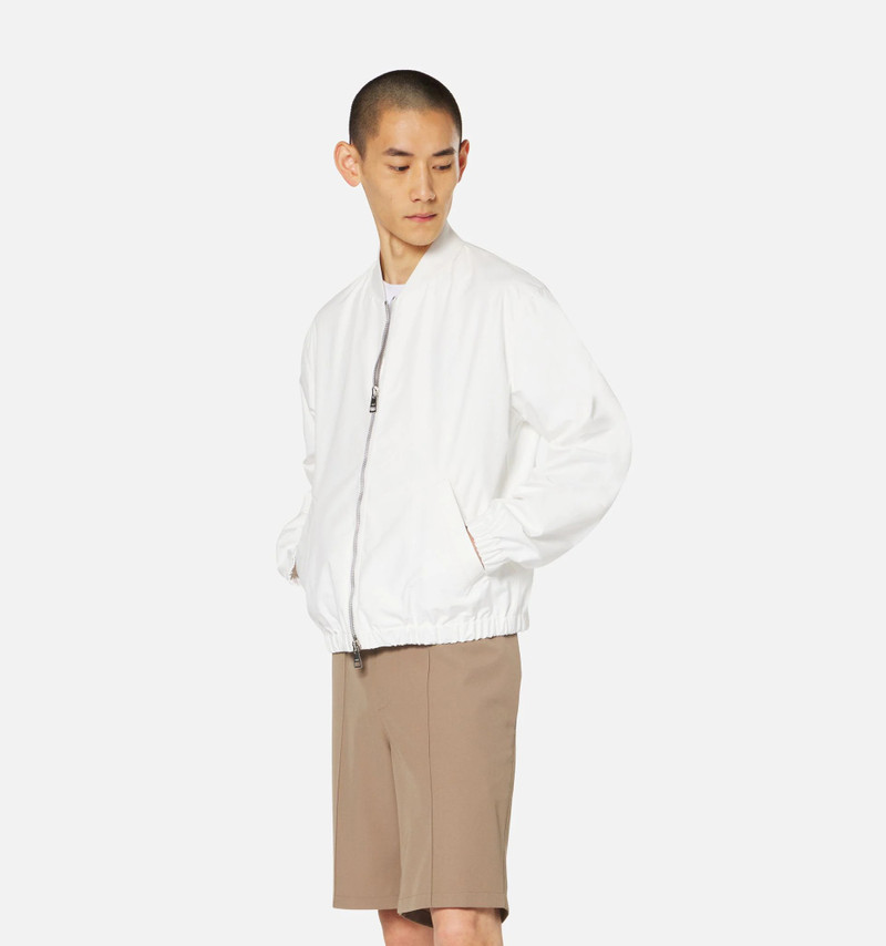 AMI Paris Zipped Bomber With Ami De Cœur Patch outlook