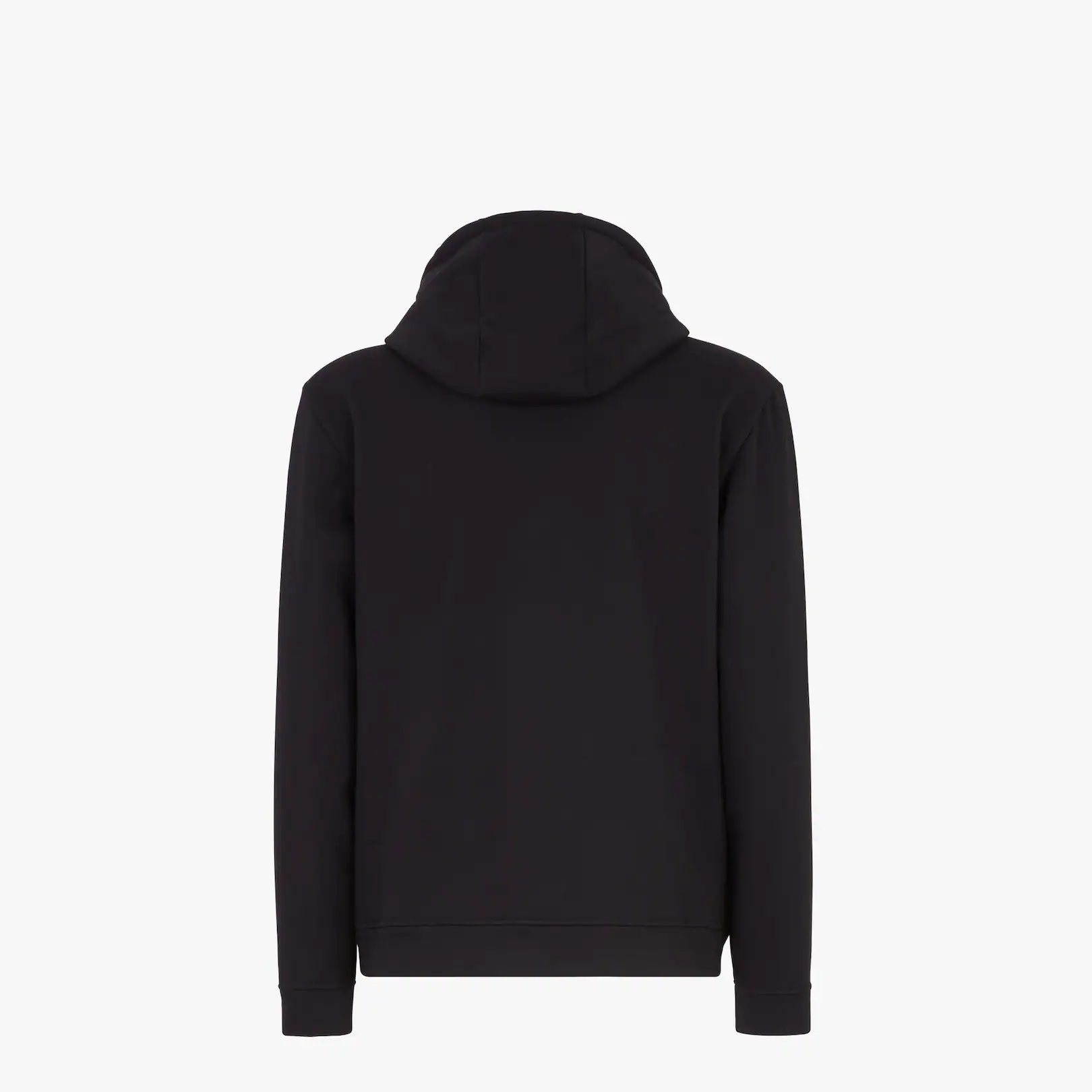 Black cotton and cashmere sweatshirt - 2