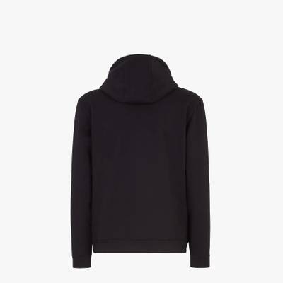 FENDI Black cotton and cashmere sweatshirt outlook