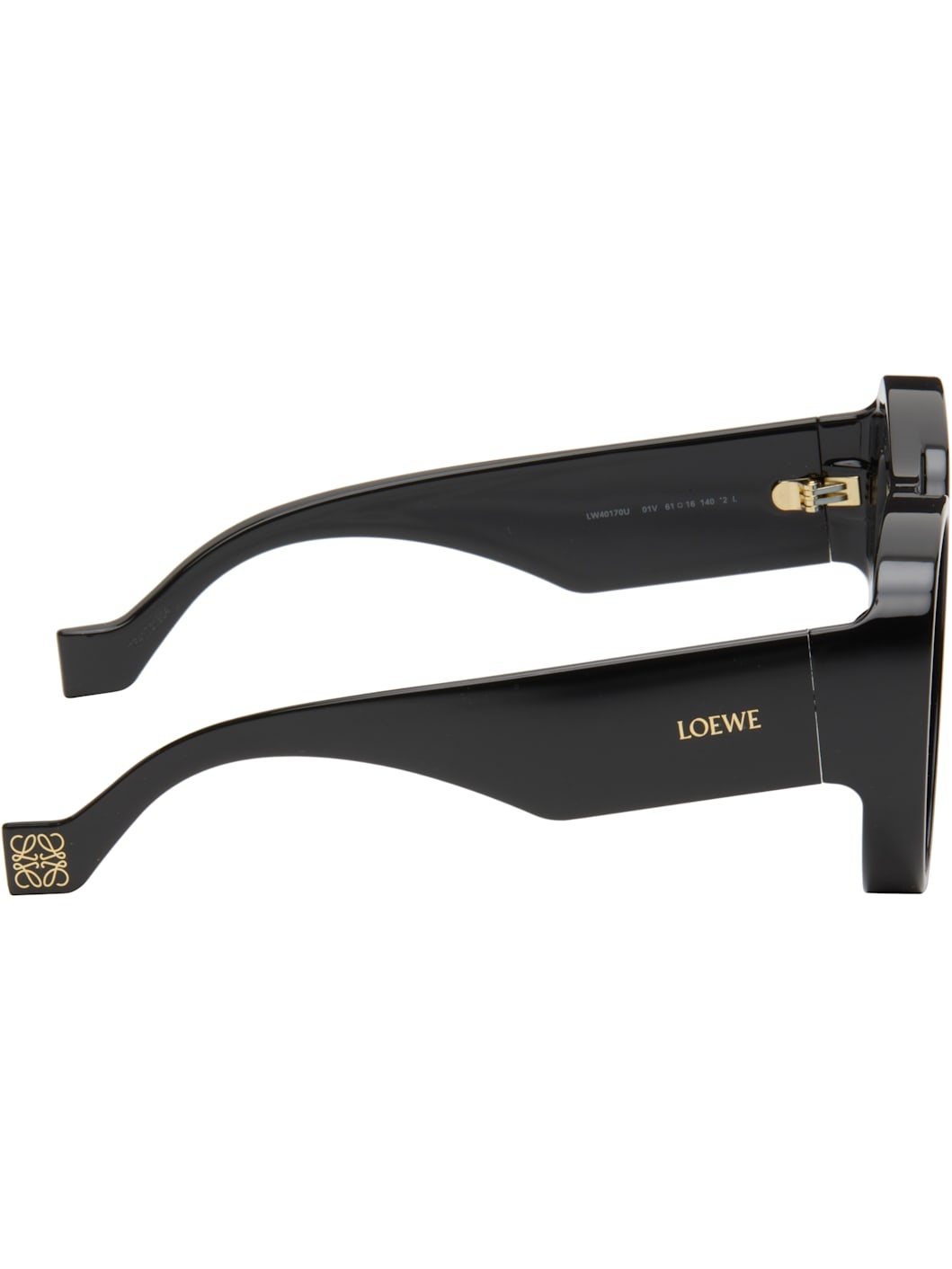 Black & Blue Front Lenses Aviator Sunglasses - 2