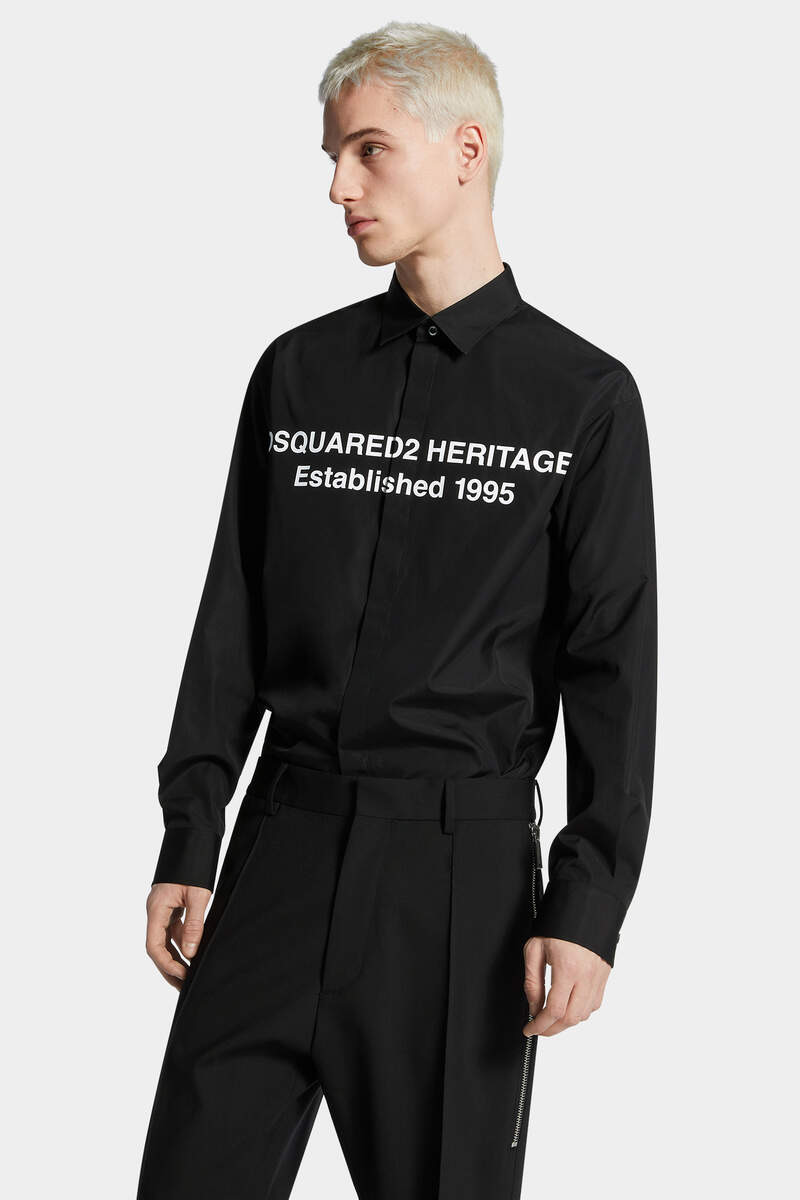 PRINTED HERITAGE LOGO SHIRT - 3