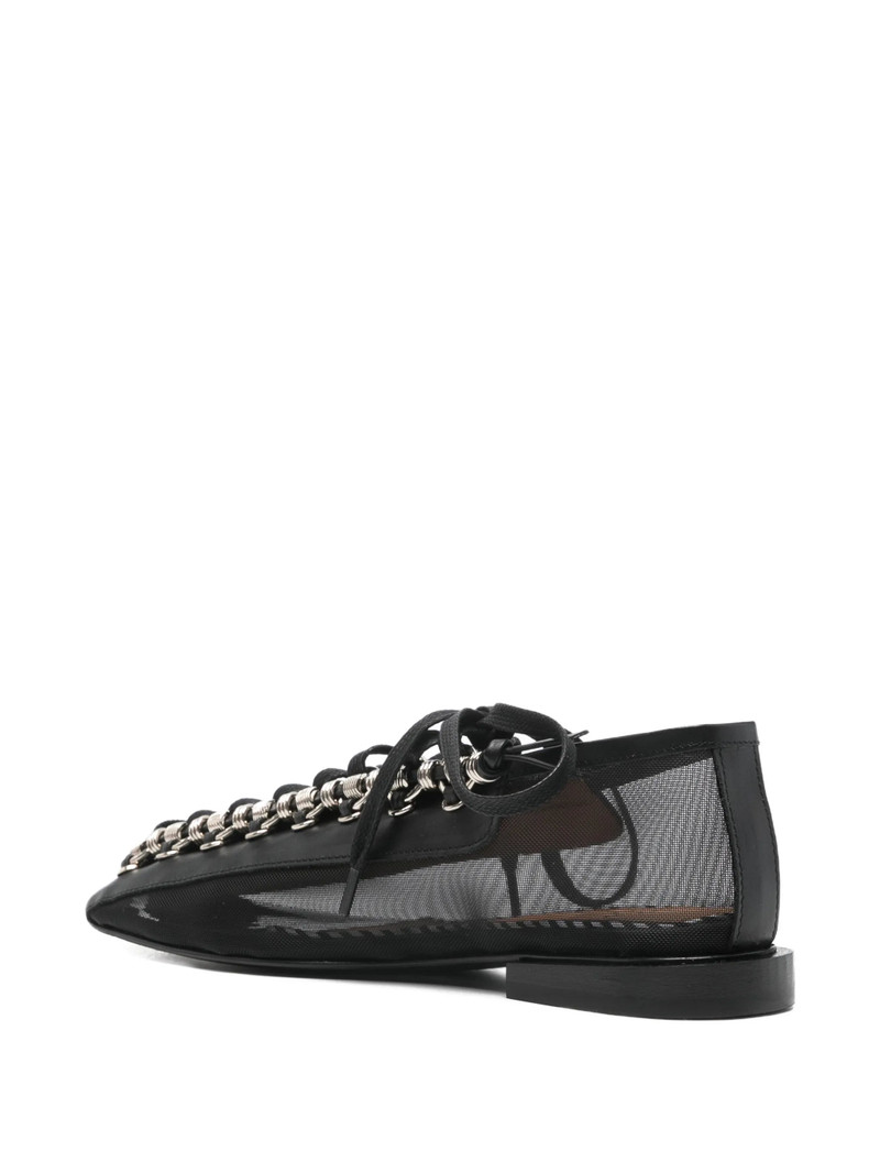 Toga Pulla Mesh Flat Pumps 4