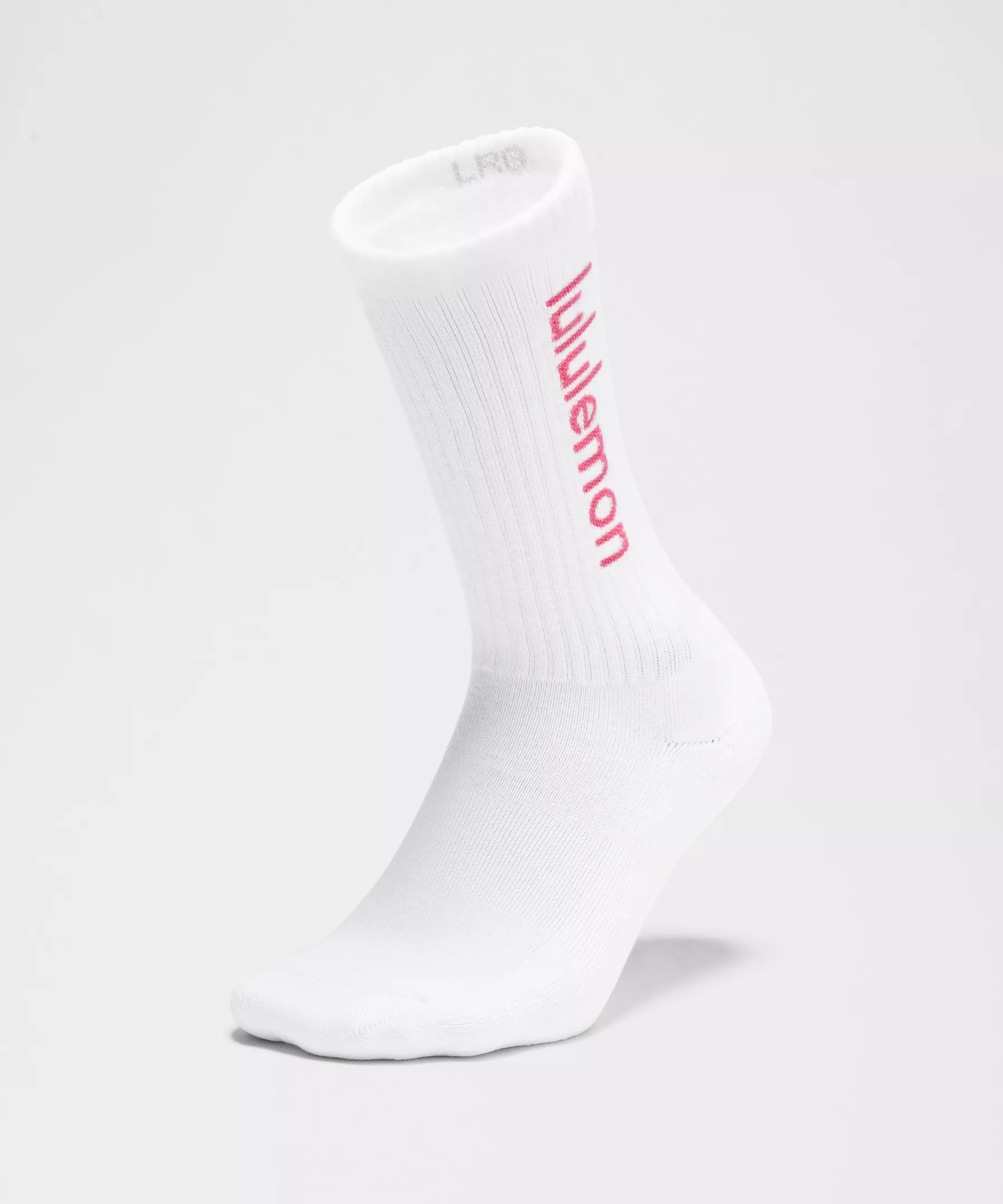 Unisex Daily Essential Crew Socks *Wordmark - 3
