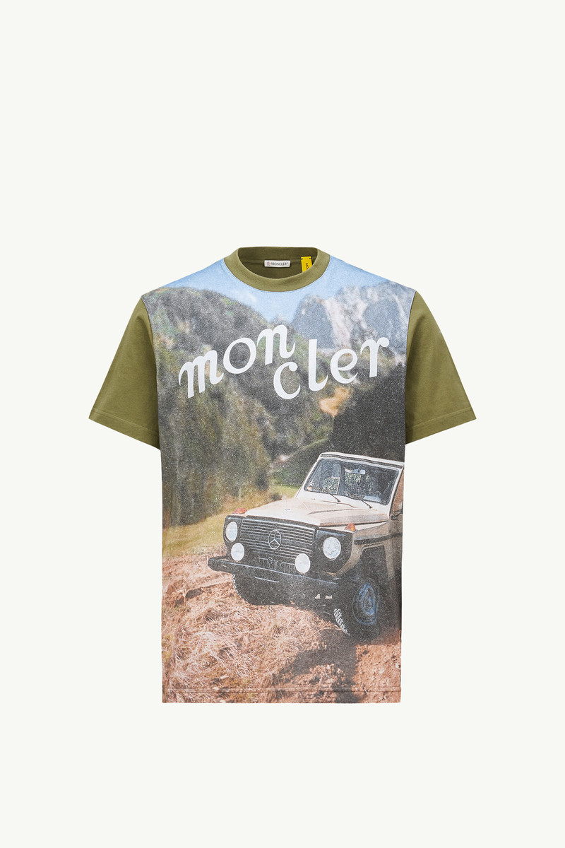 Moncler x Mercedes-Benz by NIGO Printed Cotton T-Shirt - 1