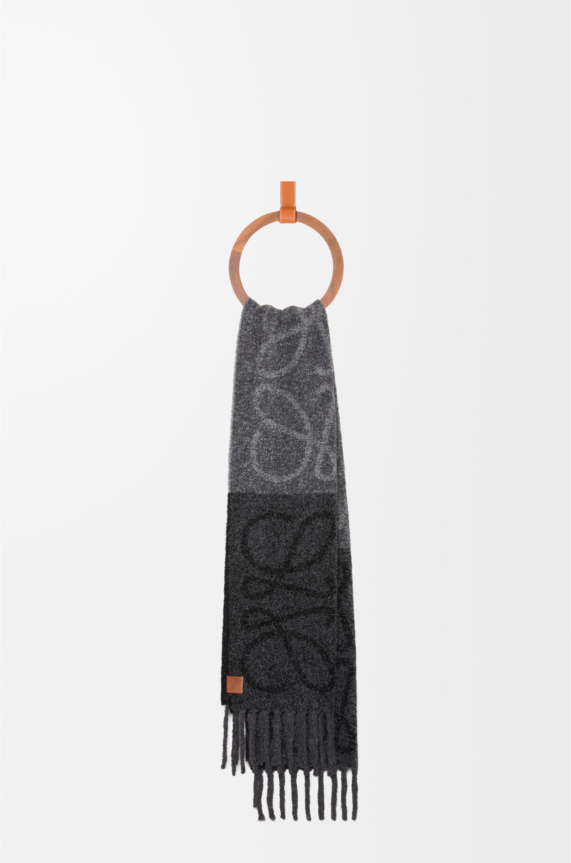 Anagram scarf in alpaca and wool - 4