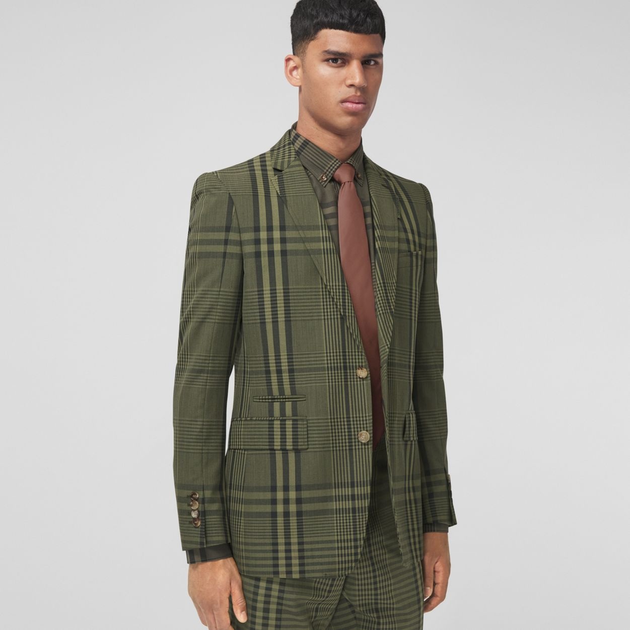 English Fit Wool Blend Tailored Jacket - 6