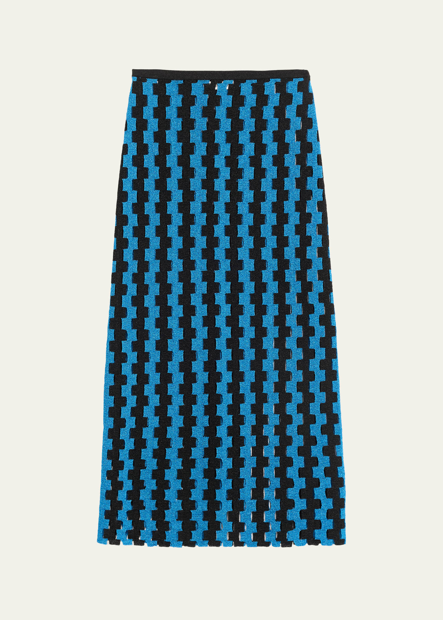 Marshall Metallic Open-Knit Maxi Skirt - 1