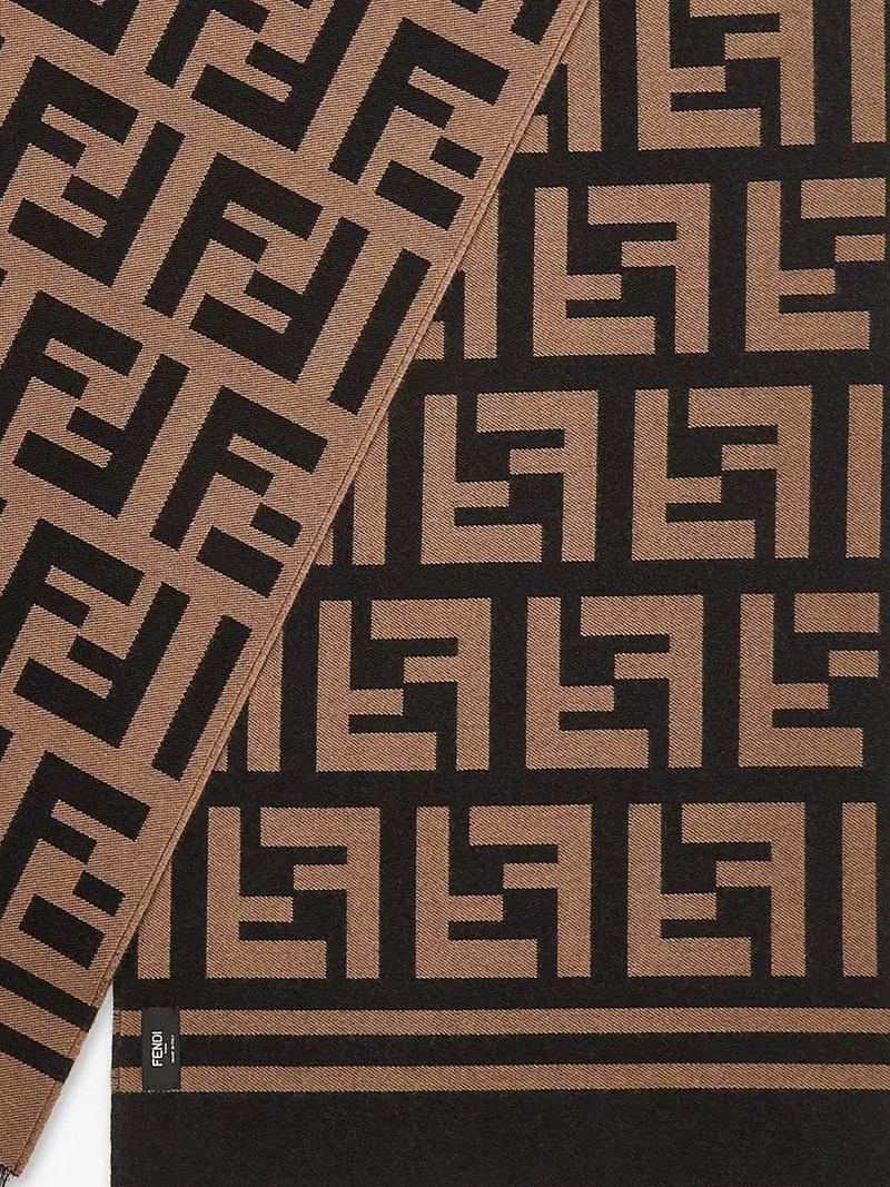 FENDI Wool And Silk Scarf outlook