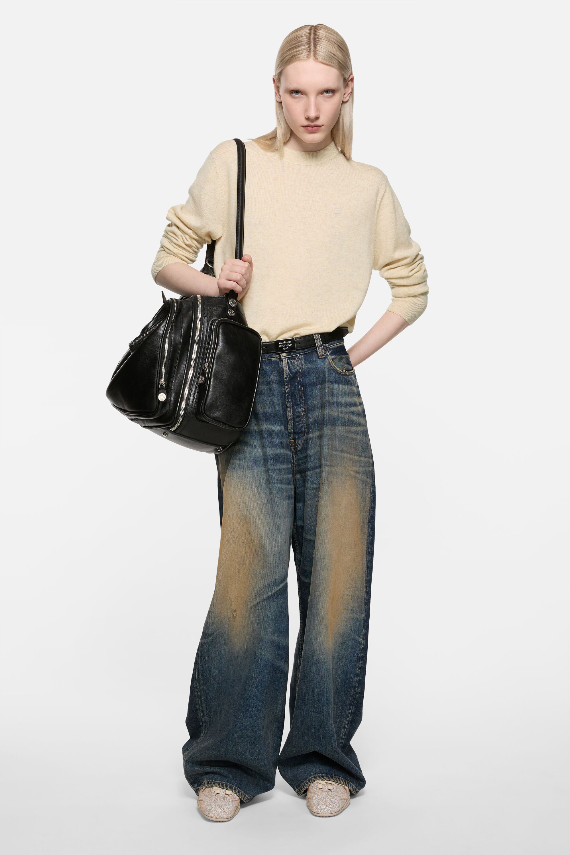 Crewneck jumper - Yak wool - Oatmeal melange - 2