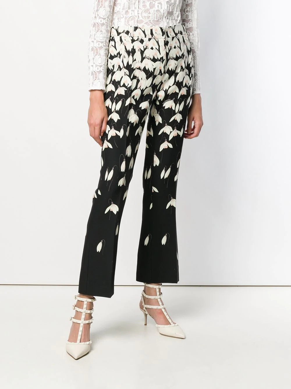 Snowdrop print trousers - 3