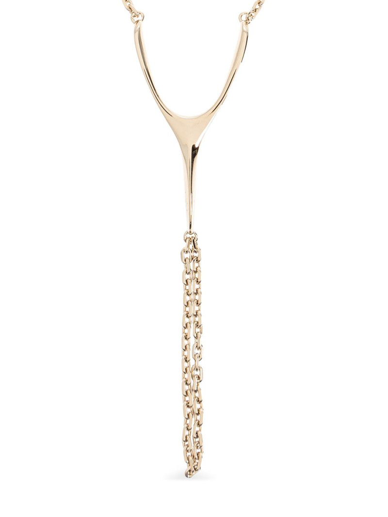 wishbone-plaque chain hand bracelet 3