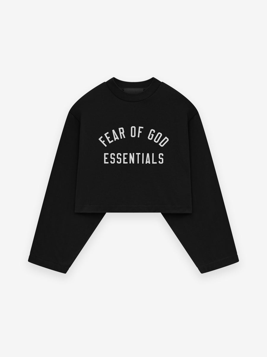 Women's Tri-Blend Cropped Longsleeve Shirt - 1