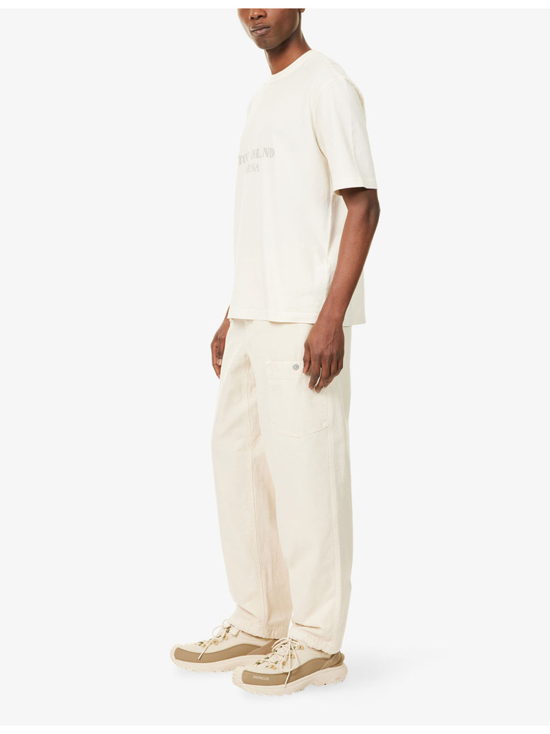 Stone Island Batavia-TC S.I. Marina Slub Cotton Trousers outlook