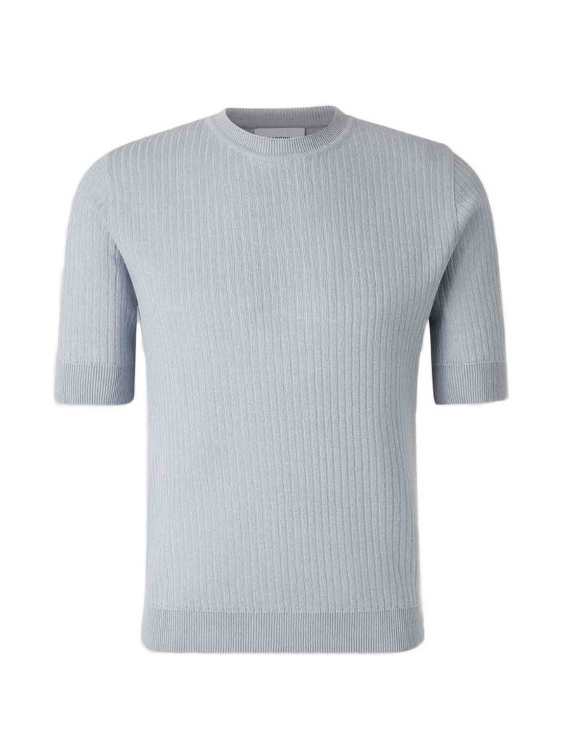 ribbed-knit T-shirt 1