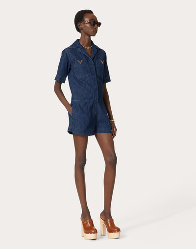 Valentino CHAMBRAY DENIM JUMPSUIT outlook