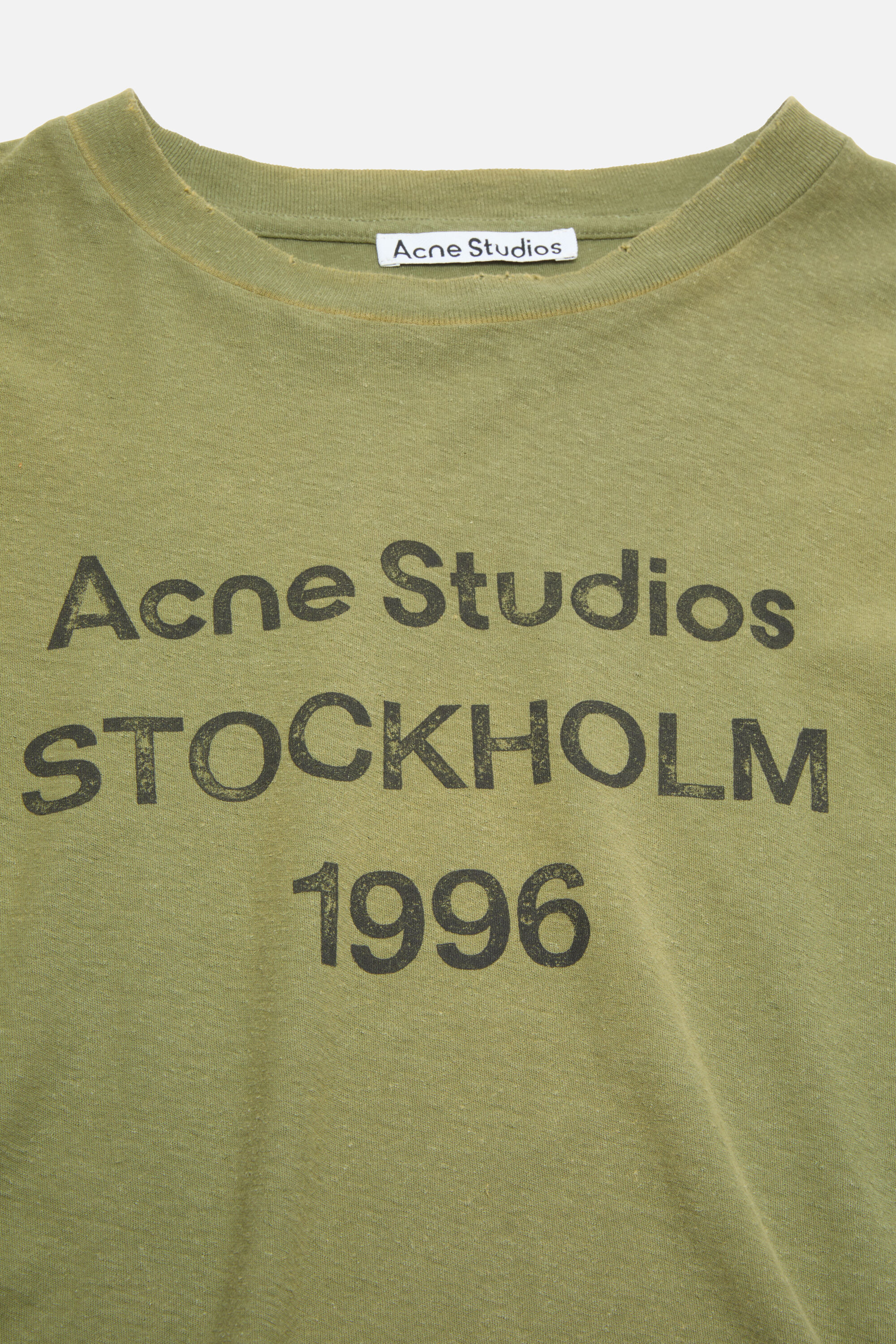 Logo t-shirt - Relaxed fit - Olive green - 5
