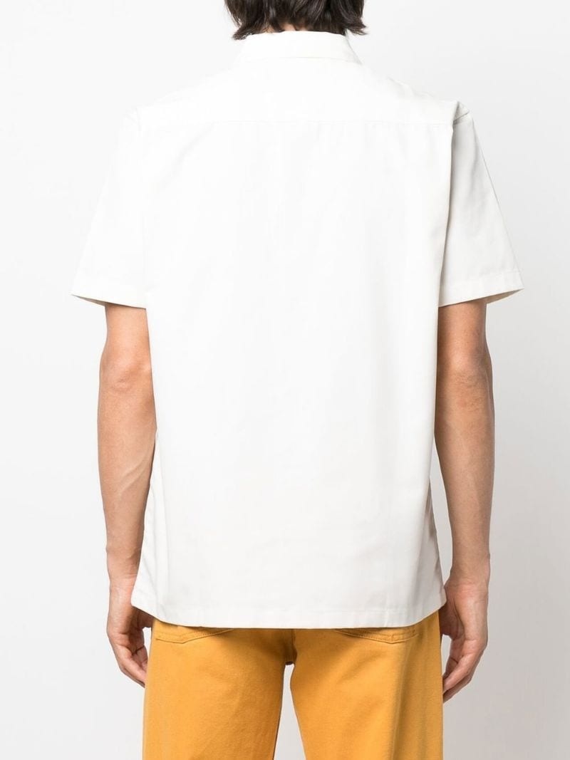 logo-patch short-sleeve shirt - 4