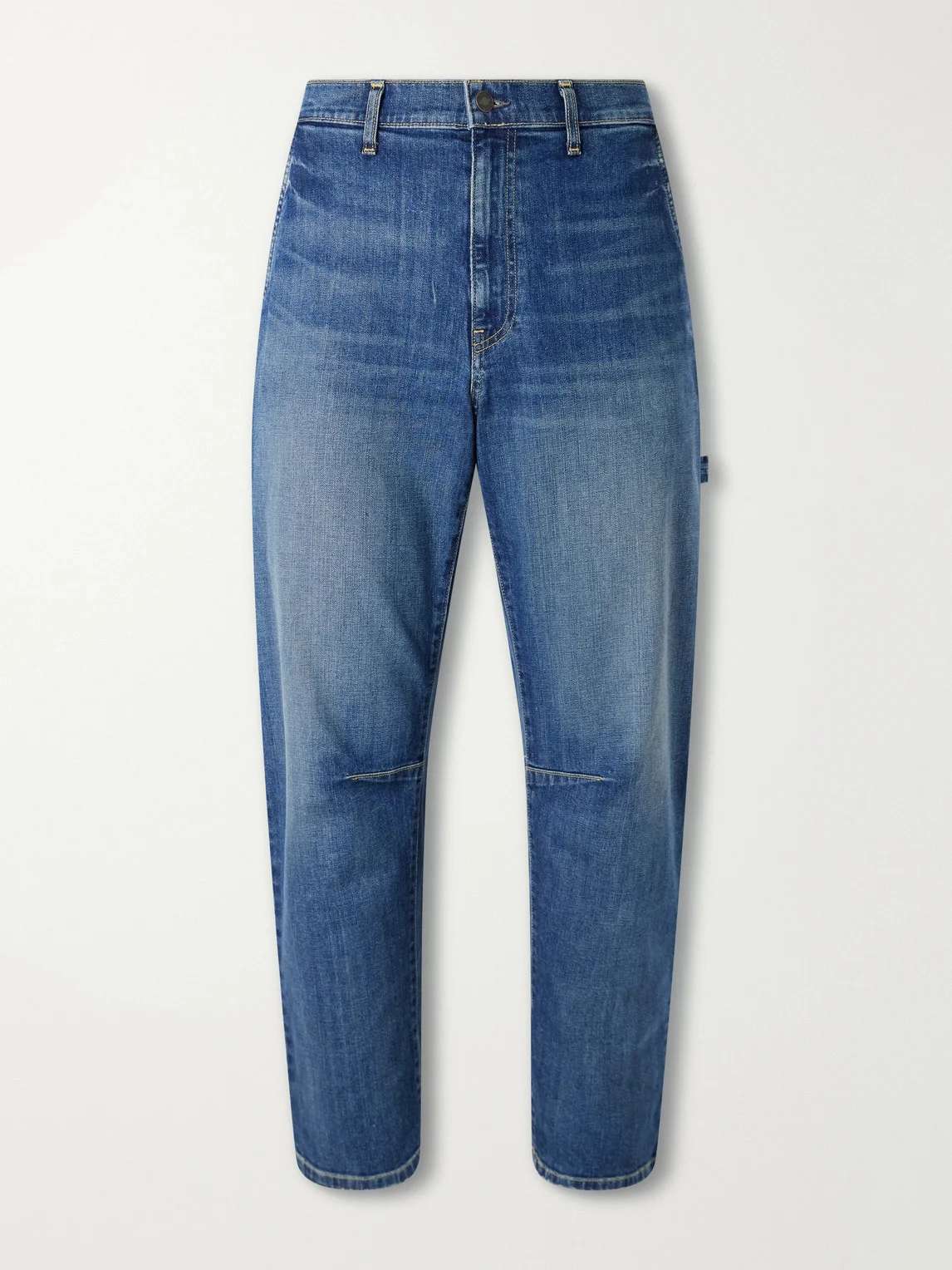 Carpenter Straight-Leg Cropped Jeans - 1
