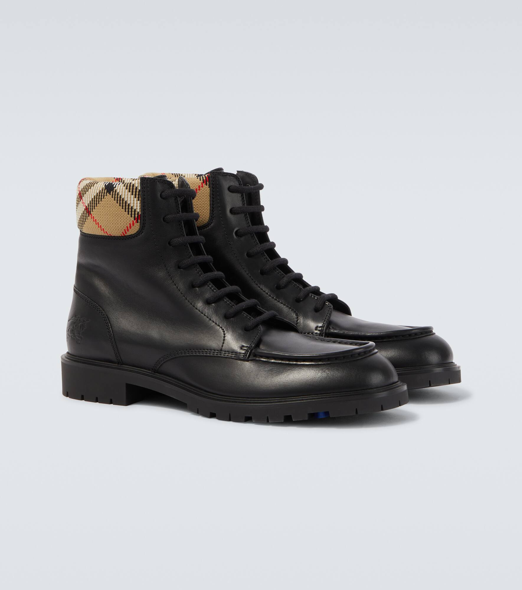 Rogue leather combat boots - 5