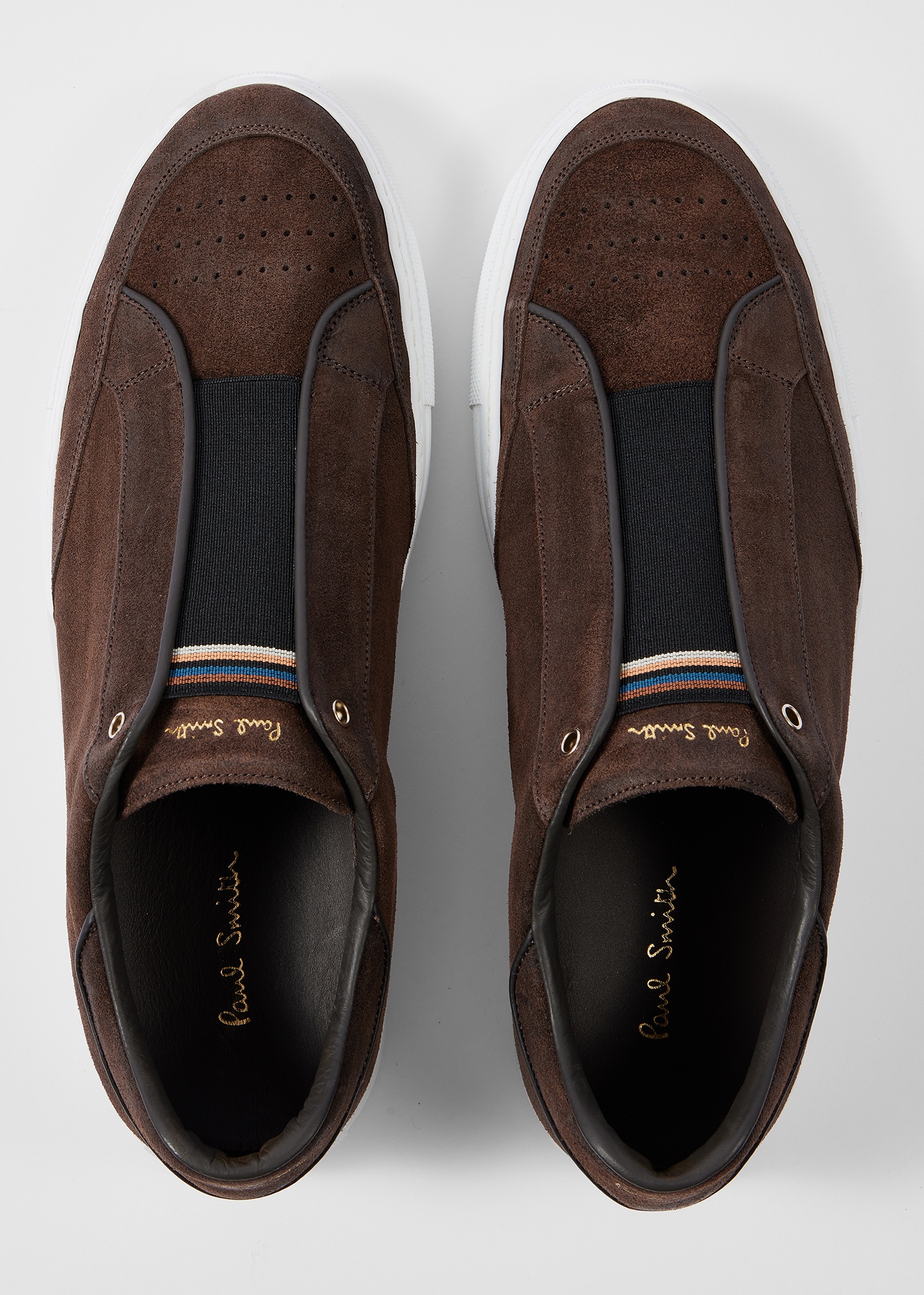 Dark Brown Suede 'Sato' Trainers - 5