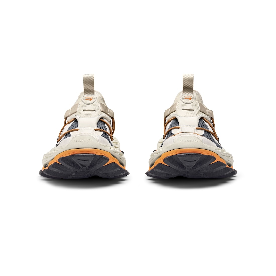 BALENCIAGA Men's Hike Sneaker in Beige/orange | REVERSIBLE