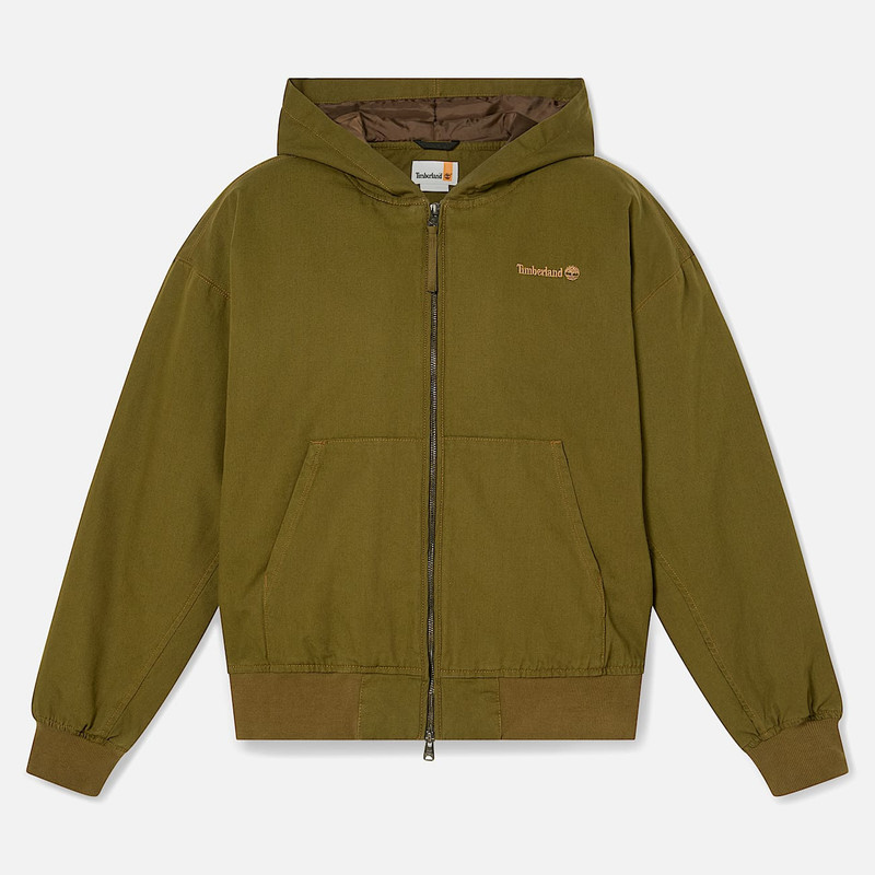 Washed Duck Canvas Hooded Bomber 1