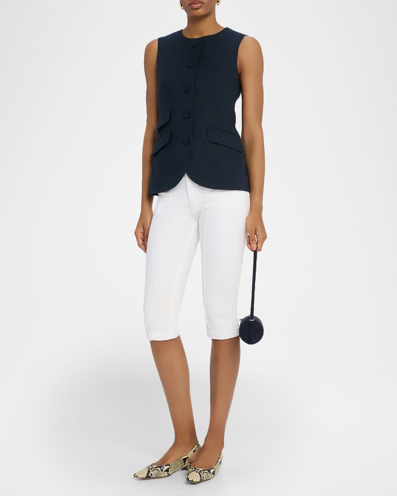 rag & bone Slade Crew Linen Vest outlook