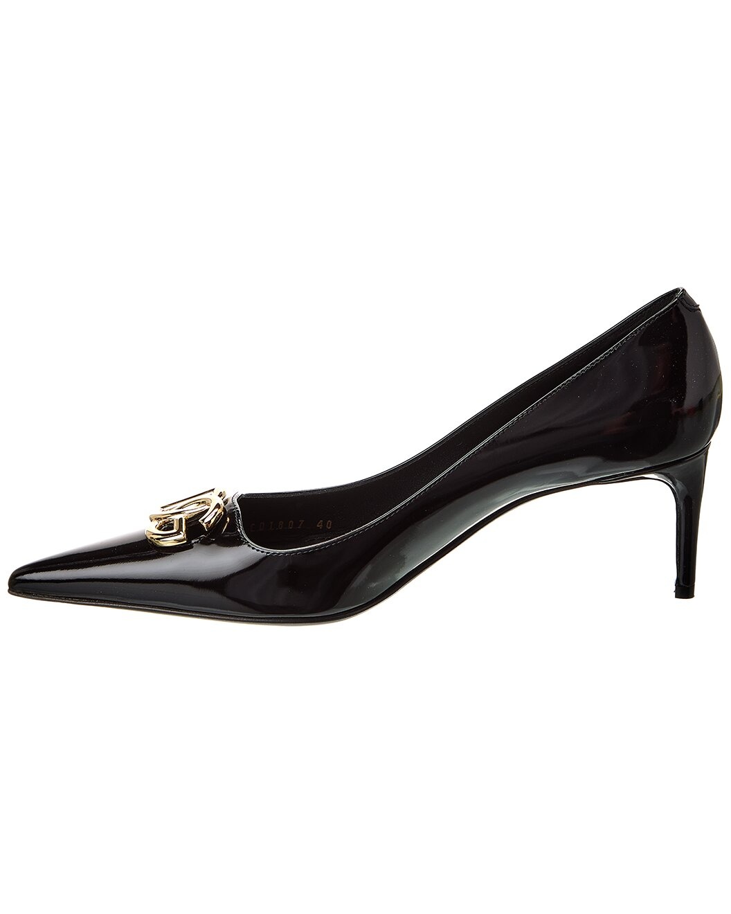 Dolce & Gabbana DG Logo Leather Pump - 2