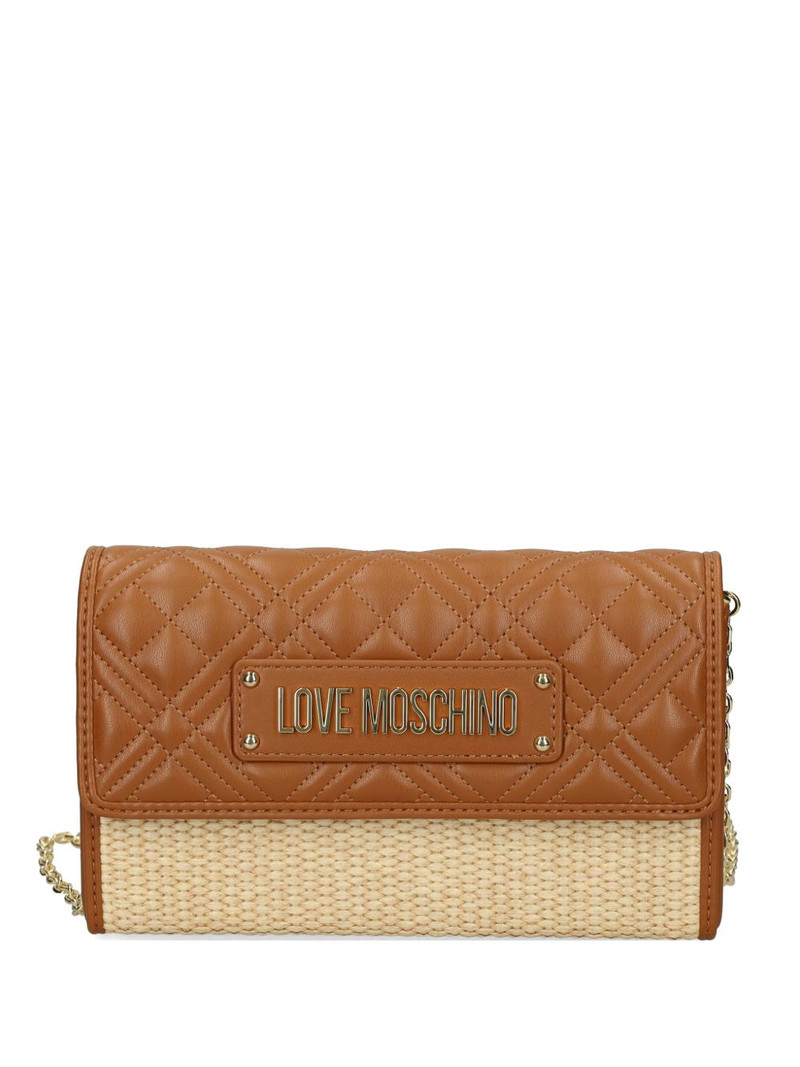 quilted woven cross body bag 1