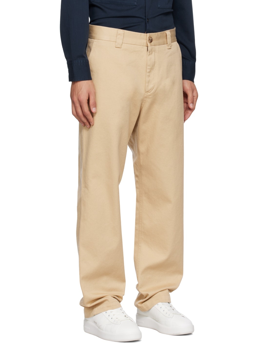 Beige Mikkel 1721 Trousers - 2