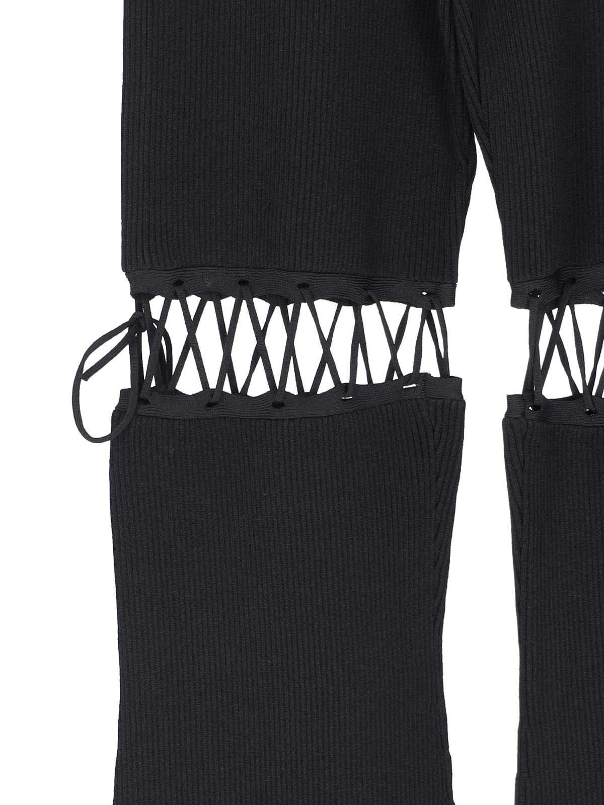 LACE-UP DETAIL LEGGINGS - 3