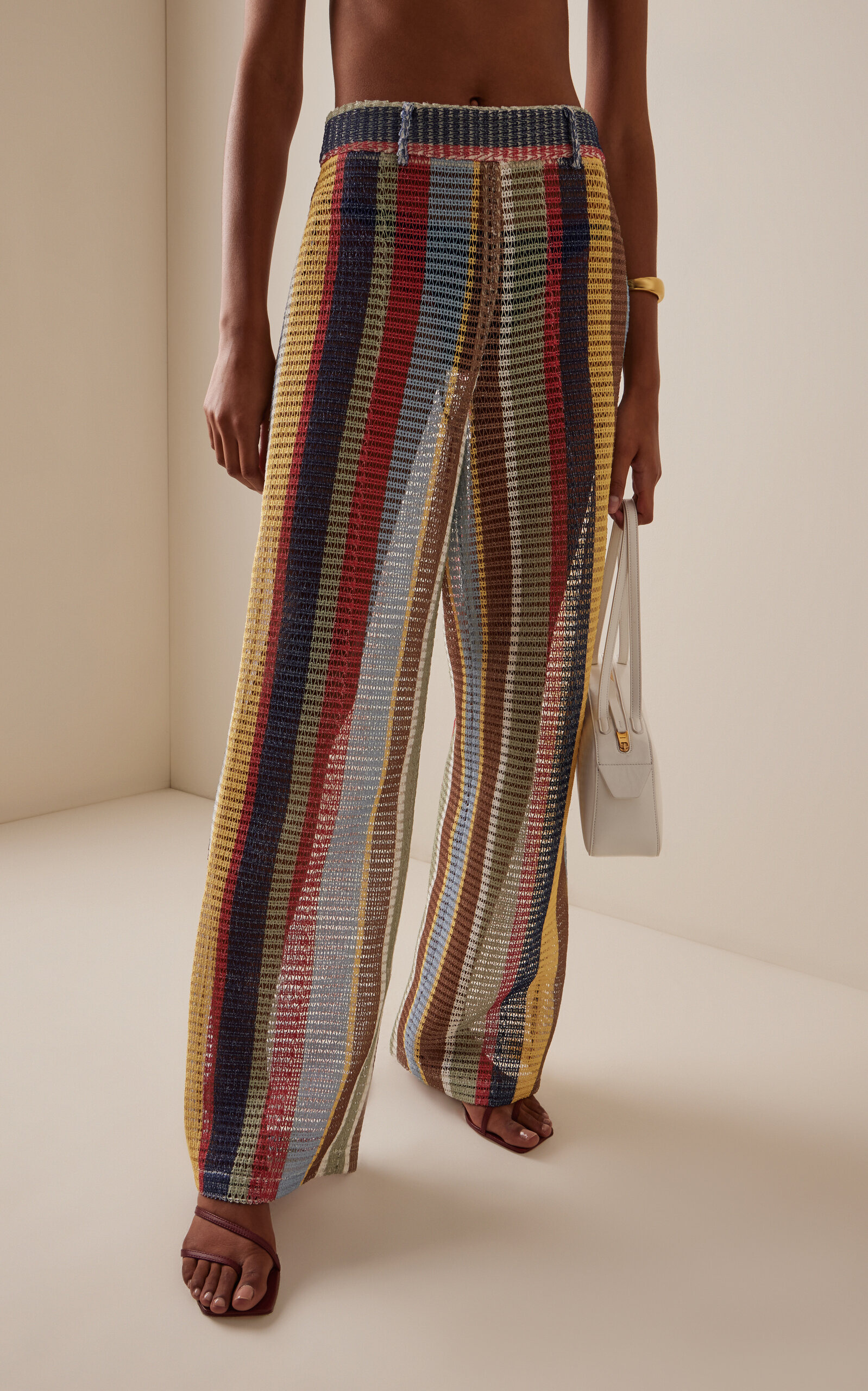 Cora Striped Knit Pants stripe - 3