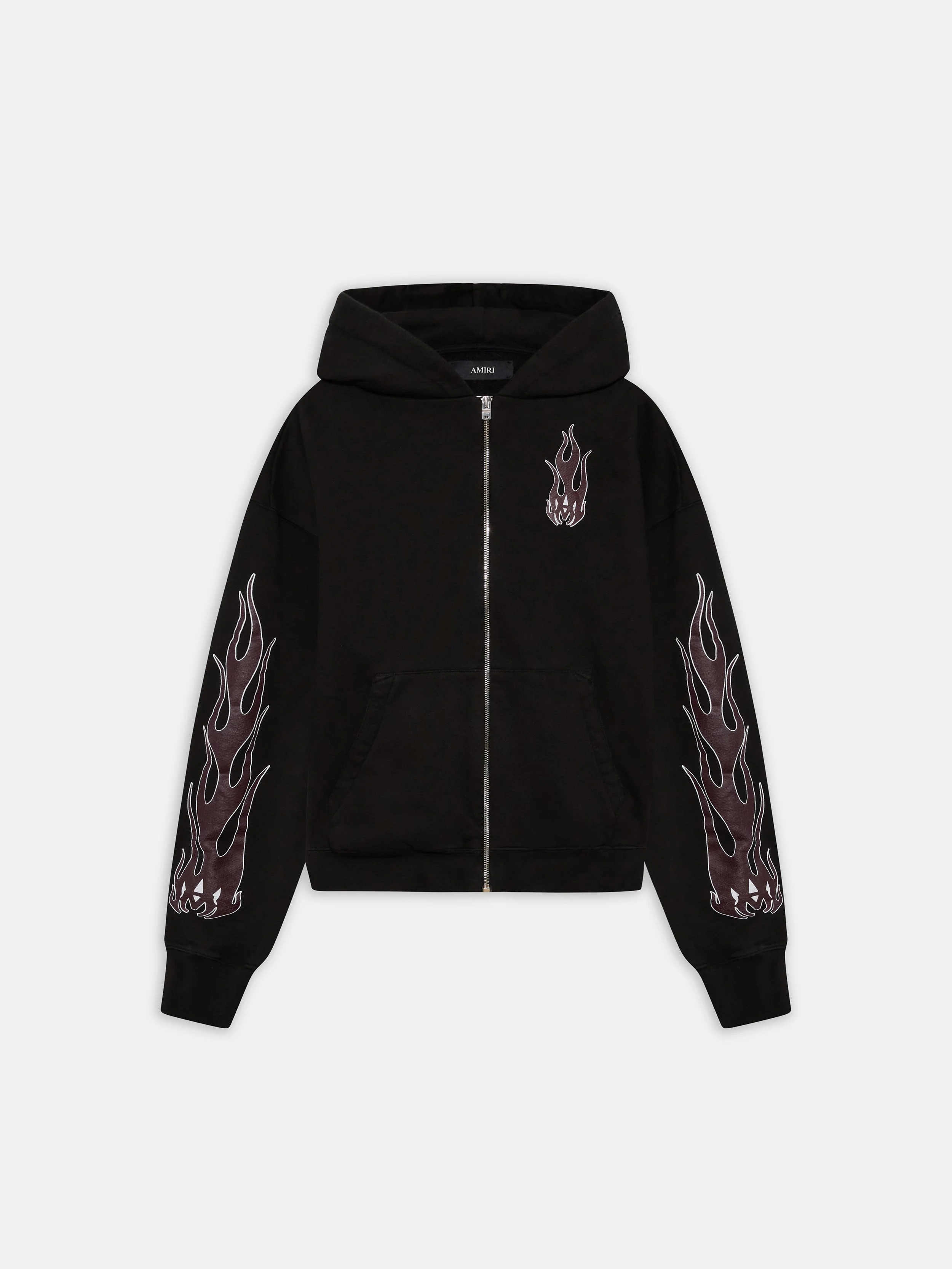 WOMEN'S MA FLAMES ZIP HOODIE - 1