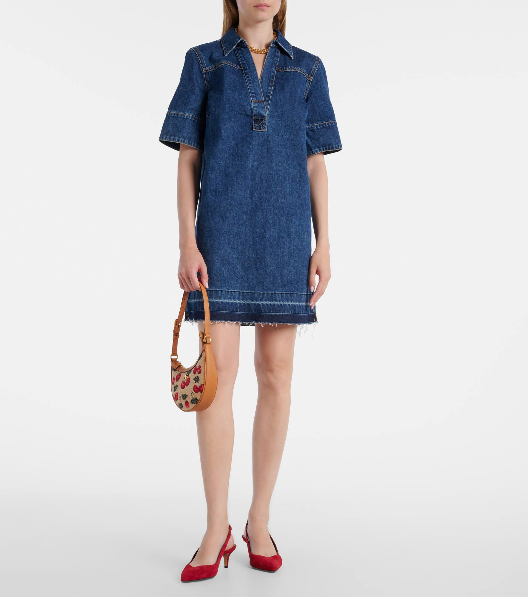 Denim shirt dress - 2
