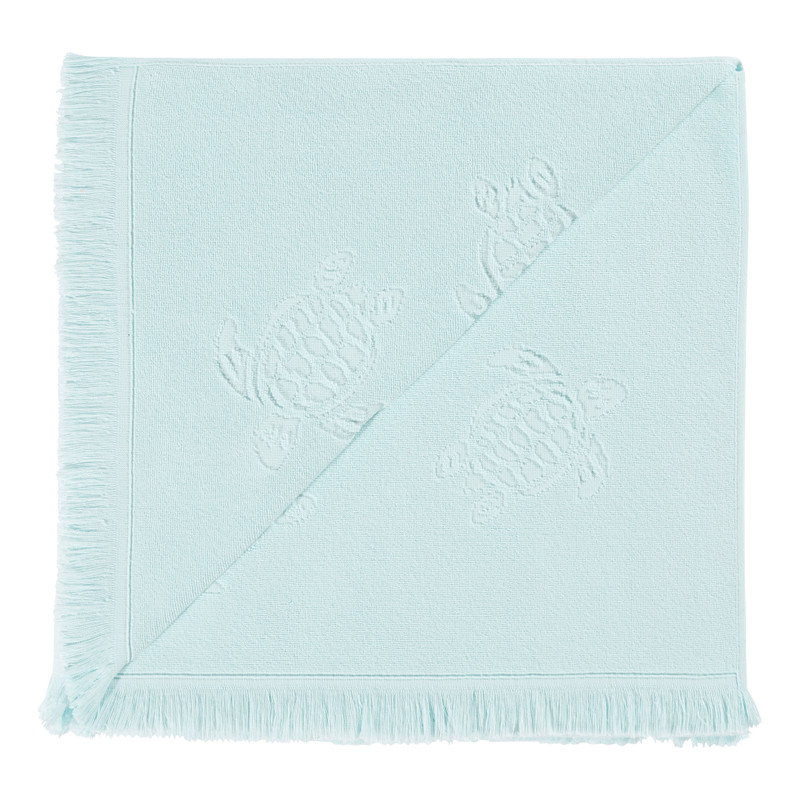 Vilebrequin Beach Fouta in Organic Cotton Turtles Jacquard outlook