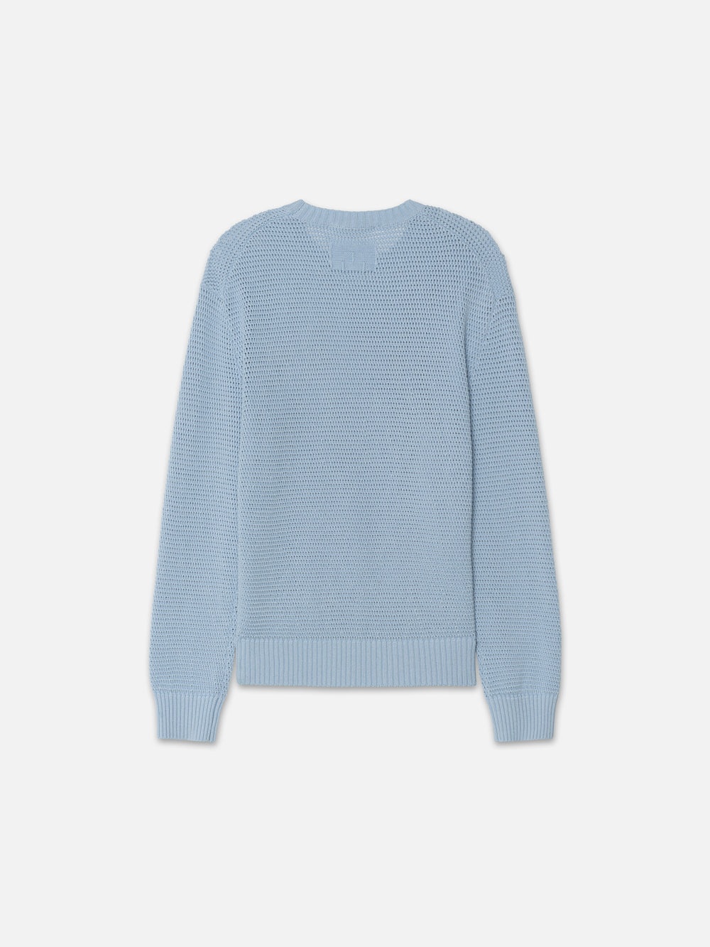 Cotton Blend Sweater in Light Blue - 3