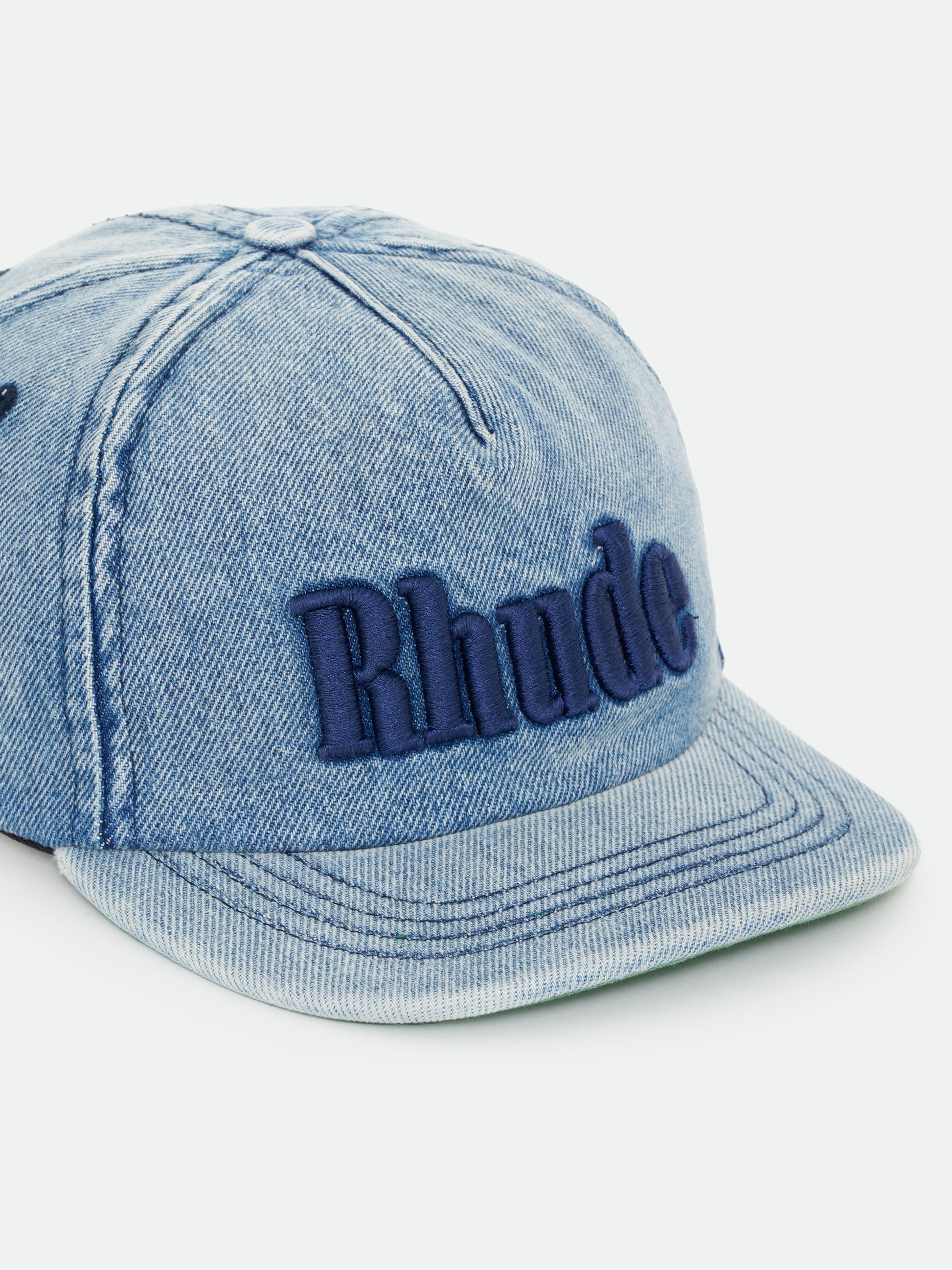 RHUDE LOGO DENIM HAT - 2