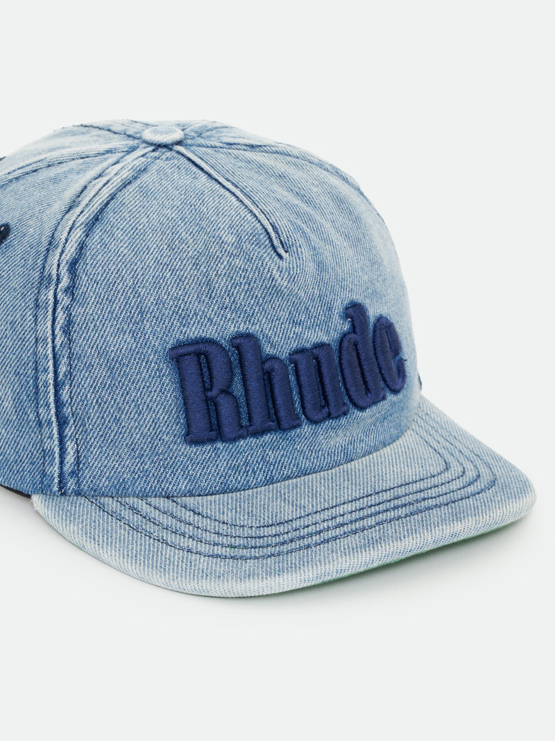 Rhude RHUDE LOGO DENIM HAT outlook