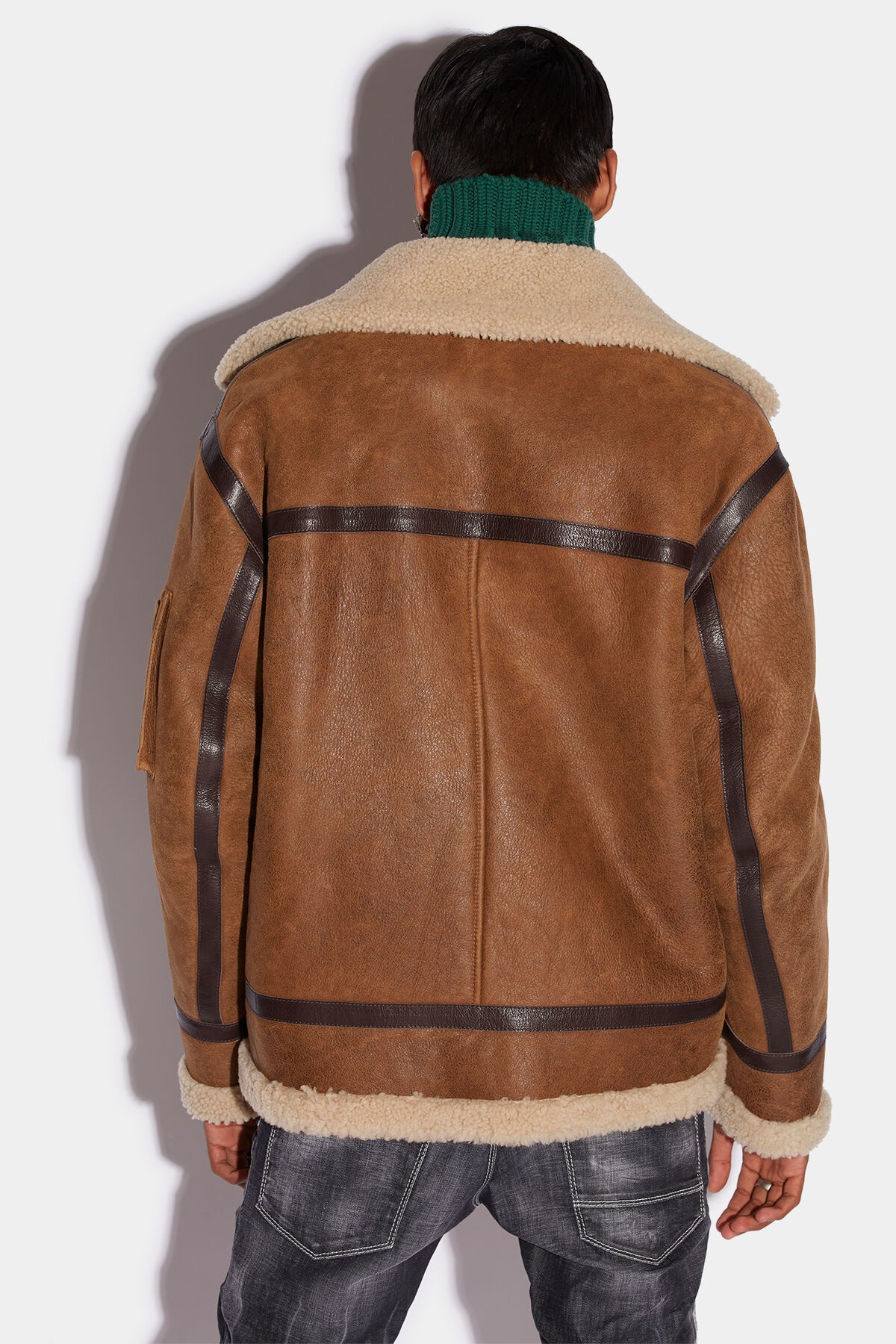 RAW EDGE AVIATOR JACKET - 2