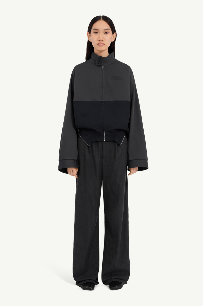 Mirrored two-tone zip jacket 1