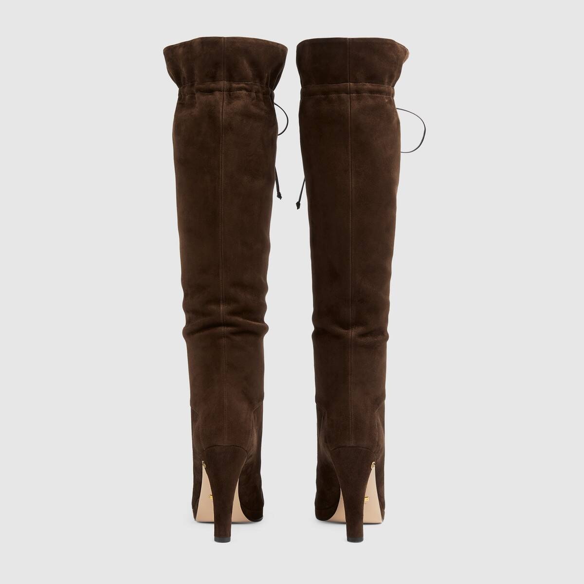 Women's knee-high boot with Double G - 4