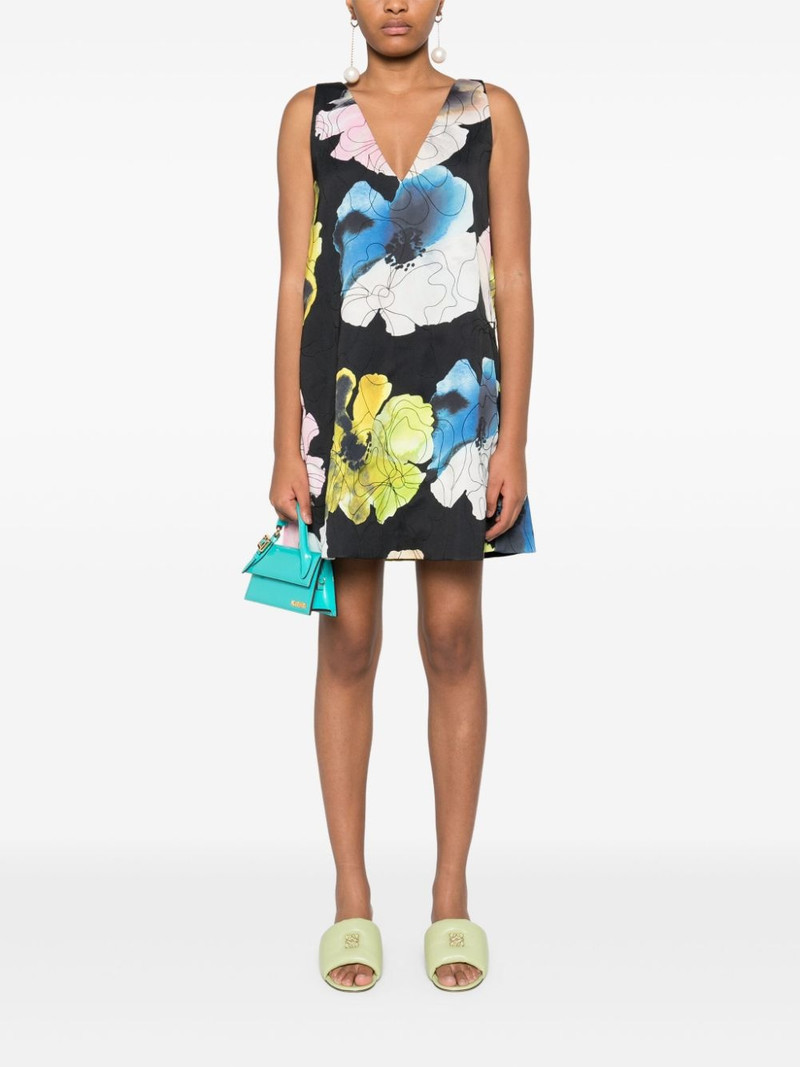 STINE GOYA Watercolor Bloom mini dress outlook